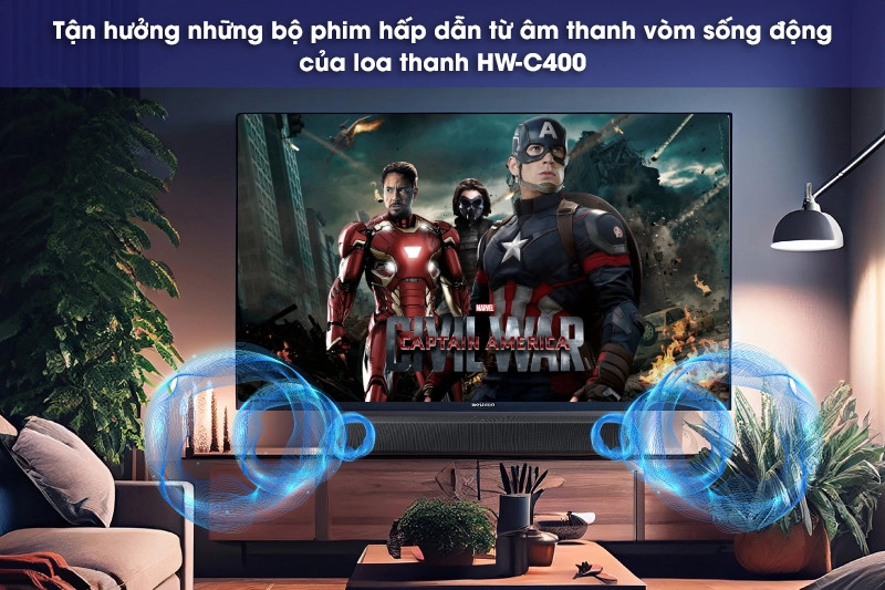 Loa thanh soundbar Samsung HW-C400