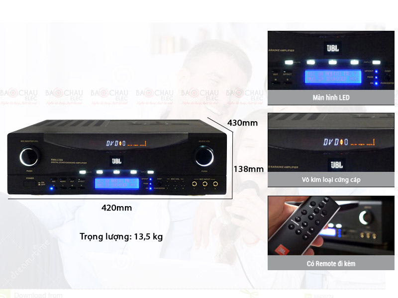 Amply JBL RMA 220A