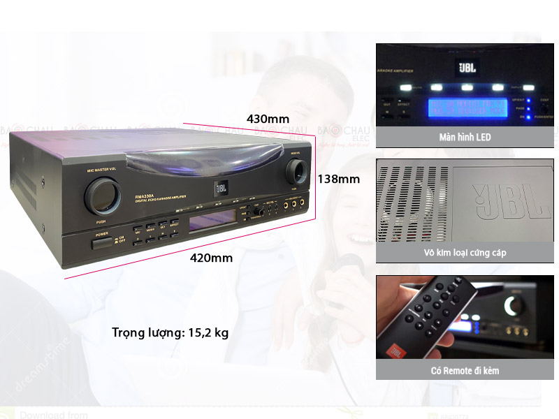 Amply JBL RMA 330A