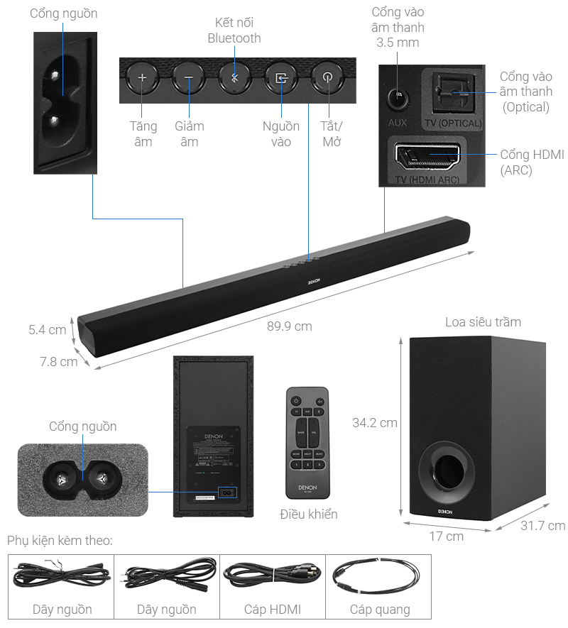 Loa Soundbar Denon DHT-S316