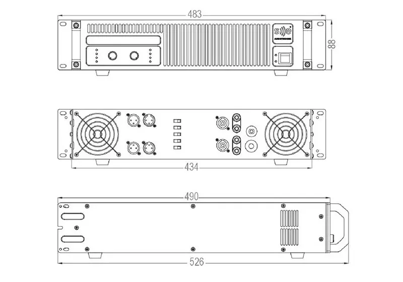 Amply SE-Audiotechnik MA-2800
